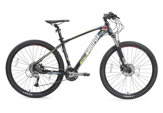Firefox Mountrail (Matte Black) cycle on rent