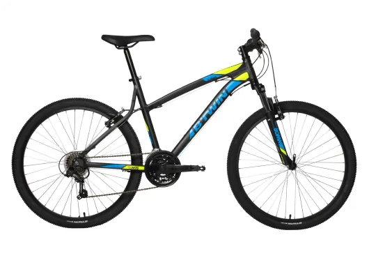 Btwin Rockrider 340 (Black/Yellow) 26T cycle on rent
