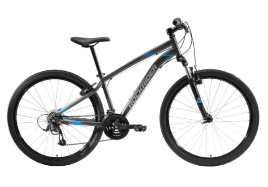 Btwin Rockrider ST 100 Grey cycle on rent