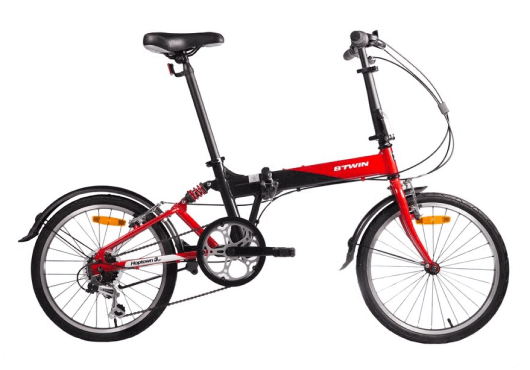 Btwin Hoptown 3 Foldable cycle on rent