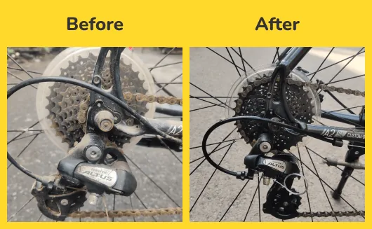 cycle servicing
